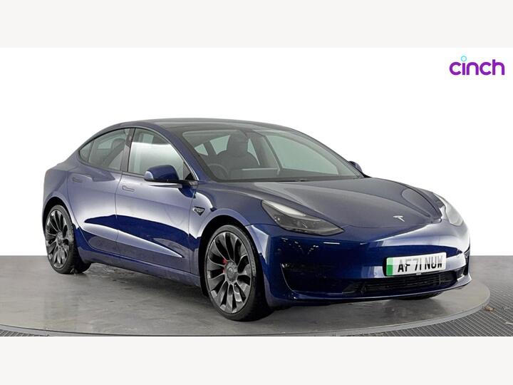 Tesla Model 3 (Dual Motor) Performance Auto 4WDE 4dr (Performance Upgrade)