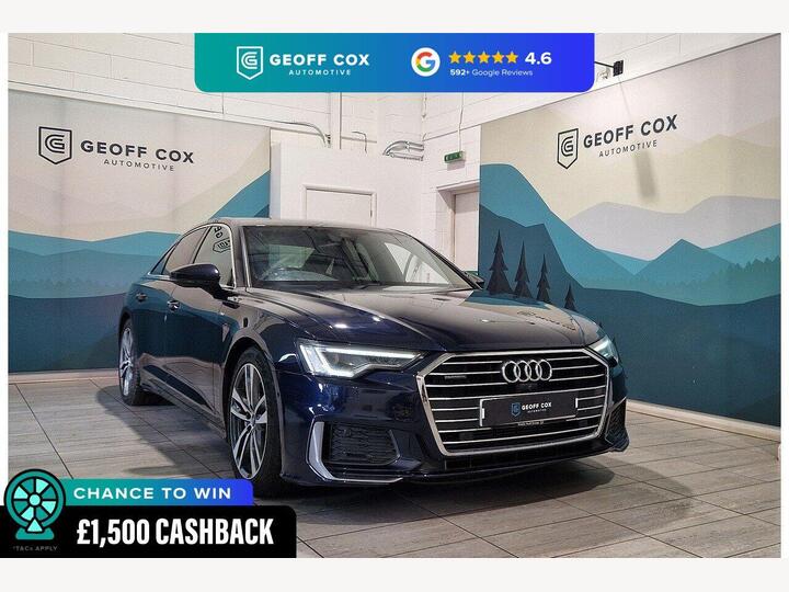 Audi A6 Saloon 2.0 TFSIe 50 S Line S Tronic Quattro Euro 6 (s/s) 4dr 17.9kWh Audi A6 Saloon 2.0 TFSIe 50 S Line S Tronic Quattro Euro 6 (s/s) 4dr 17.9kWh