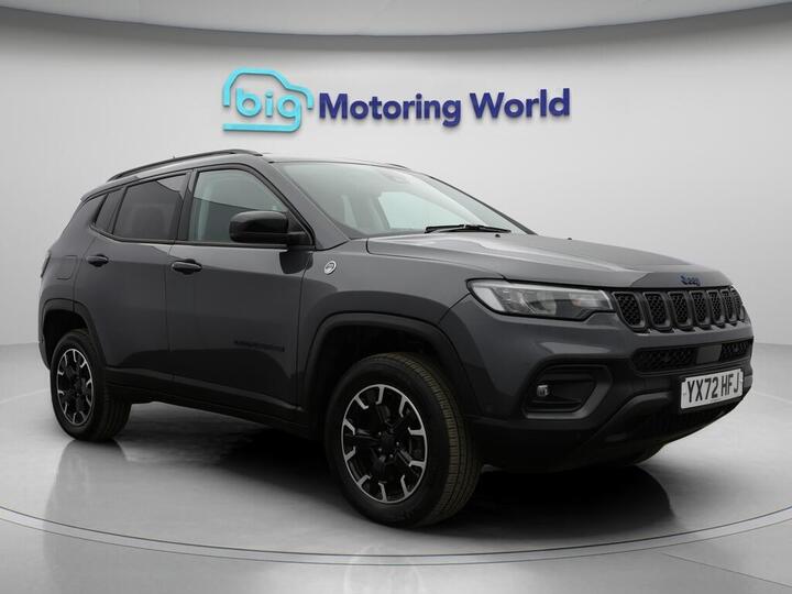 Jeep Compass 1.3 GSE T4 11.4kWh Trailhawk Auto 4xe Euro 6 (s/s) 5dr Jeep Compass 1.3 GSE T4 11.4kWh Trailhawk Auto 4xe Euro 6 (s/s) 5dr