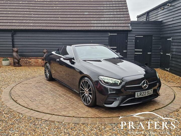 Mercedes-Benz E-CLASS 2.0 E220d AMG Line Night Edition (Premium Plus) Cabriolet G-Tronic+ Euro 6 (s/s) 2dr Mercedes-Benz E-CLASS 2.0 E220d AMG Line Night Edition (Premium Plus) Cabriolet G-Tronic+ Euro 6 (s/s) 2dr