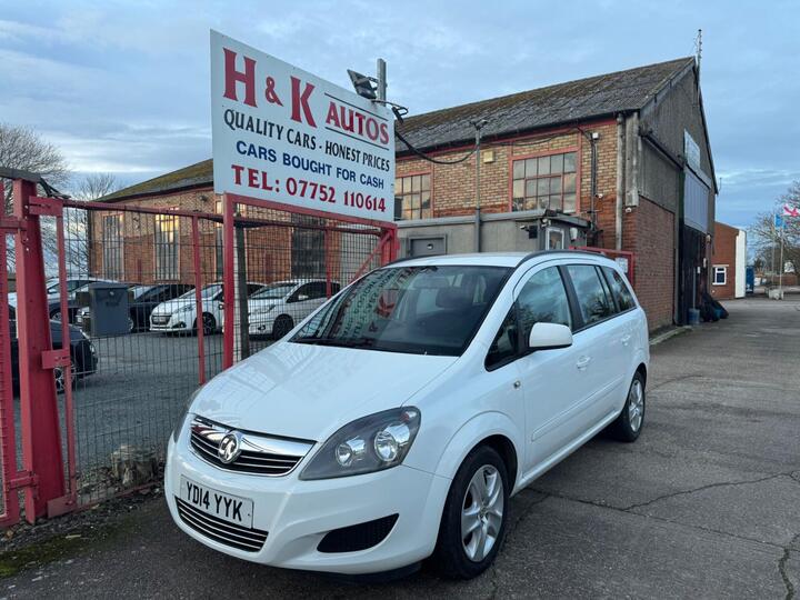 Vauxhall Zafira 1.8 16V Exclusiv Euro 5 5dr