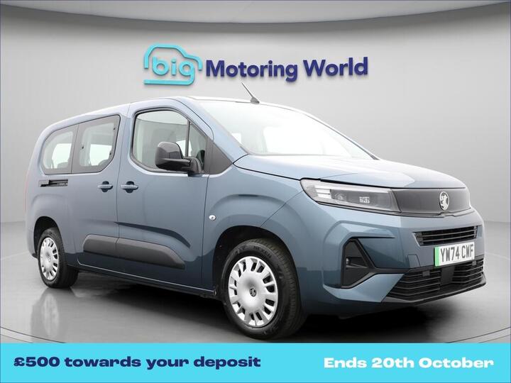 Vauxhall Combo Life Electric 52kWh Design XL MPV Auto 5dr (11kW Charger)