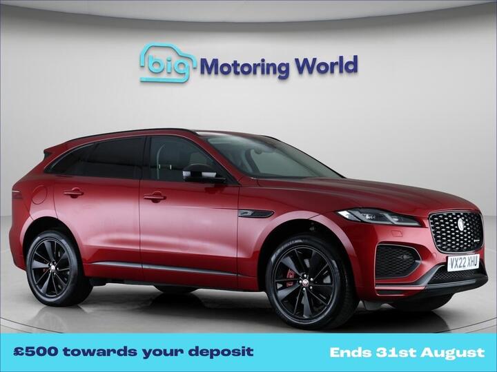Jaguar F-PACE 2.0 P400e 17.1kWh R-Dynamic Black Auto AWD Euro 6 (s/s) 5dr