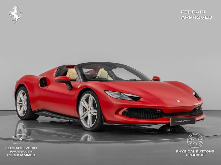 Ferrari 296 GTS 3.0T V6 7.45kWh Spider F1 DCT Euro 6 (s/s) 2dr