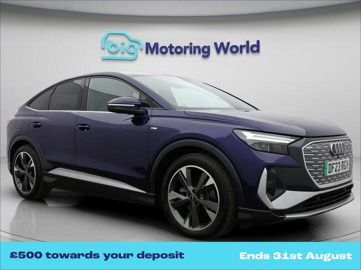 Audi Q4 E-tron 35 S Line Sportback Auto 5dr 55kWh