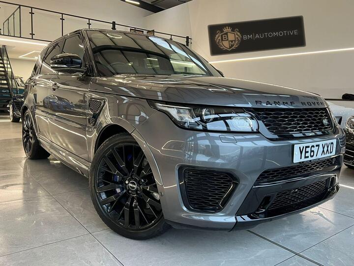 Land Rover RANGE ROVER SPORT 5.0 V8 SVR Auto 4WD Euro 6 (s/s) 5dr Land Rover RANGE ROVER SPORT 5.0 V8 SVR Auto 4WD Euro 6 (s/s) 5dr