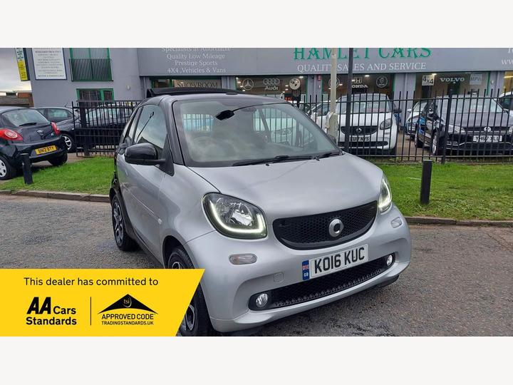 Smart Fortwo 0.9T Prime Cabriolet Twinamic Euro 6 (s/s) 2dr