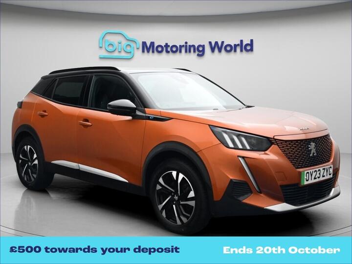 Peugeot E-2008 50kWh GT Auto 5dr (7kW Charger)