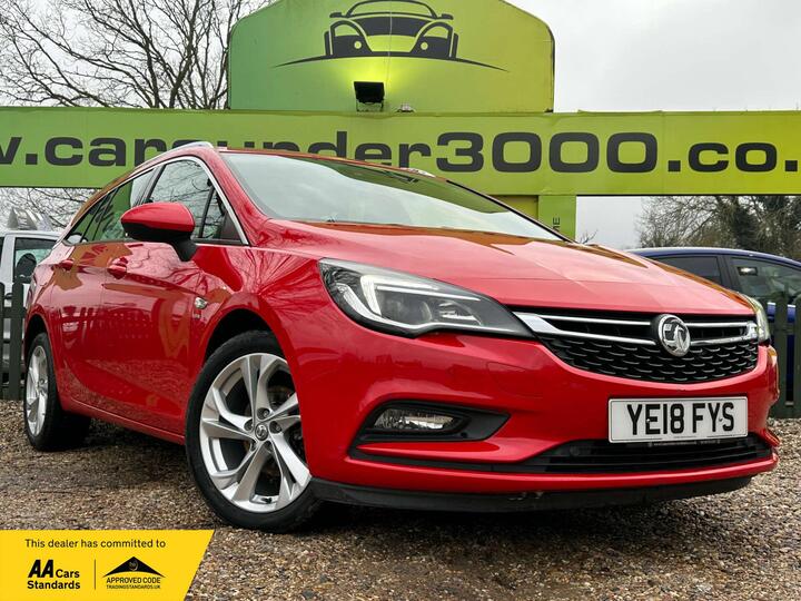 Vauxhall ASTRA 1.4i Turbo SRi Sports Tourer Auto Euro 6 (s/s) 5dr