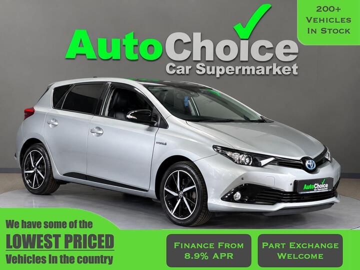 Toyota AURIS 1.8 VVT-h GB25 CVT Euro 6 (s/s) 5dr (Safety Sense)