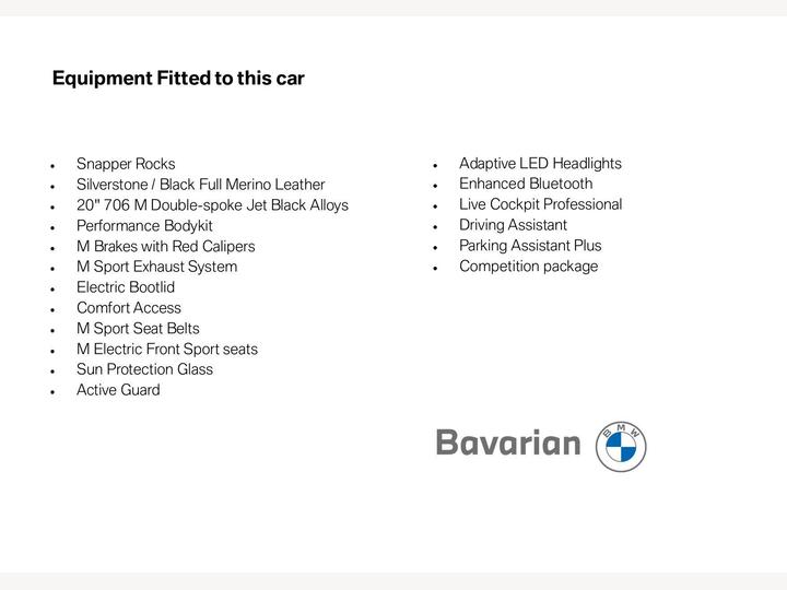 BMW M5 4.4i V8 Competition Steptronic XDrive Euro 6 (s/s) 4dr