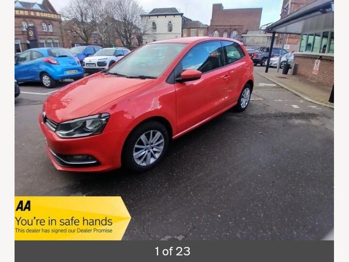 Volkswagen Polo 1.0 BlueMotion Tech SE Euro 6 (s/s) 3dr Volkswagen Polo 1.0 BlueMotion Tech SE Euro 6 (s/s) 3dr