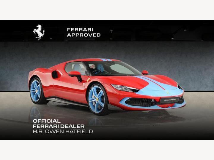 Ferrari 296 3.0T V6 7.45kWh F1 DCT Euro 6 (s/s) 2dr