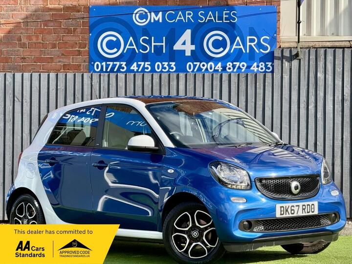 Smart FORFOUR 1.0 Prime (Premium) Twinamic Euro 6 (s/s) 5dr