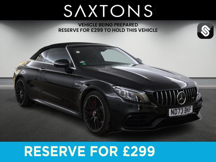 Mercedes-Benz C Class 4.0 C63 V8 BiTurbo AMG S Night Edition (Premium Plus) Cabriolet SpdS MCT Euro 6 (s/s) 2dr