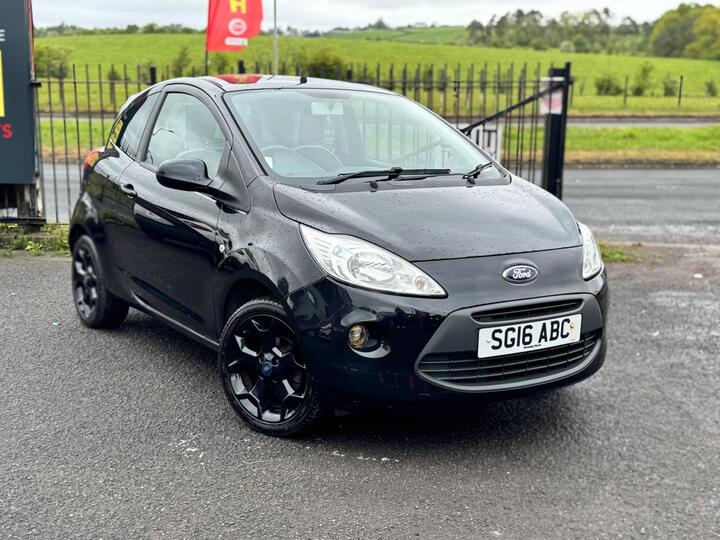 Ford Ka 1.2 Zetec Black Edition Euro 6 (s/s) 3dr