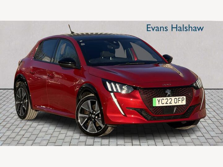 Peugeot E-208 ELECTRIC HATCHBACK 50kWh GT Premium Auto 5dr (7kW Charger) Peugeot E-208 ELECTRIC HATCHBACK 50kWh GT Premium Auto 5dr (7kW Charger)