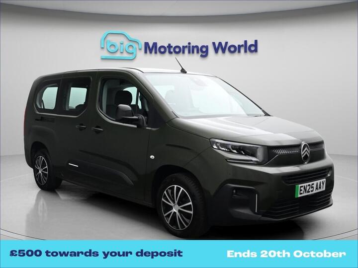 Citroen E-Berlingo 52kWh PLUS XL Auto 5dr (11kW Charger)