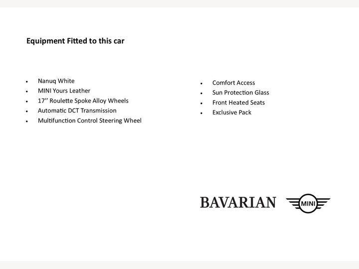 MINI Hatch 1.5 Cooper Exclusive Steptronic Euro 6 (s/s) 3dr