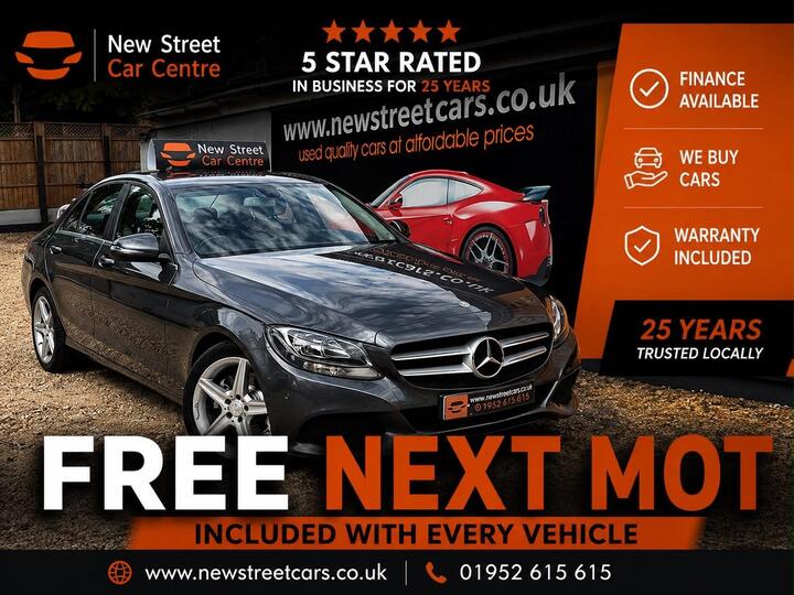 Mercedes-Benz C Class 2.1 C220d SE 7G-Tronic+ Euro 6 (s/s) 4dr