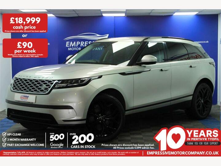Land Rover RANGE ROVER VELAR 2.0 D180 Auto 4WD Euro 6 (s/s) 5dr