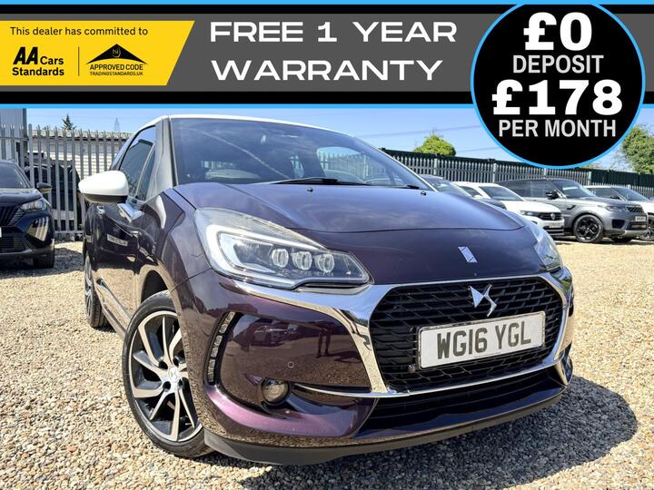 DS AUTOMOBILES DS 3 1.2 PureTech Prestige EAT6 Euro 6 (s/s) 3dr