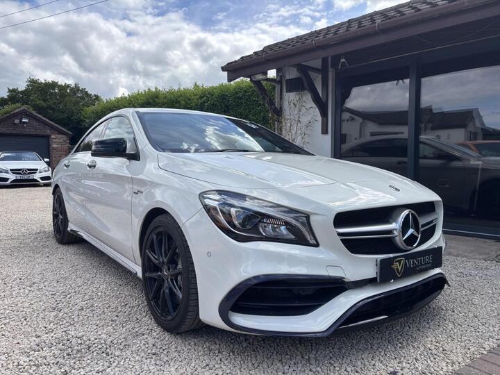 Mercedes-Benz CLA 2.0 CLA45 AMG Coupe SpdS DCT 4MATIC Euro 6 (s/s) 4dr Mercedes-Benz CLA 2.0 CLA45 AMG Coupe SpdS DCT 4MATIC Euro 6 (s/s) 4dr