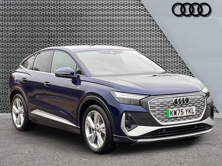 Audi Q4 E-tron Sportback 45 S Line Sportback Auto 5dr 82kWh Audi Q4 E-tron Sportback 45 S Line Sportback Auto 5dr 82kWh