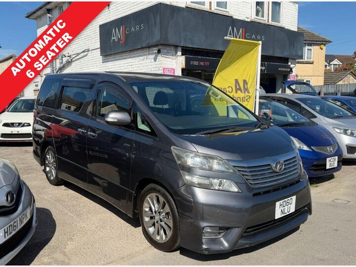 Toyota VELLFIRE 2.4 Automatic MPV Petrol 7 Seater Grey 5dr LONG MOT/ FRESH SERVICE