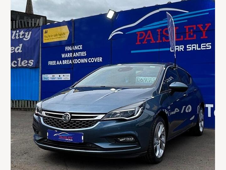 Vauxhall Astra 1.0i Turbo EcoFLEX SRi Nav Euro 6 (s/s) 5dr Vauxhall Astra 1.0i Turbo EcoFLEX SRi Nav Euro 6 (s/s) 5dr