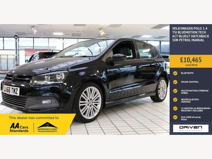 Volkswagen POLO 1.4 TSI BlueMotion Tech ACT BlueGT Euro 6 (s/s) 5dr