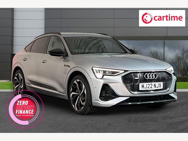 Audi E-TRON 50 Black Edition Sportback Auto Quattro 5dr 71.2kWh (11kW Charger)