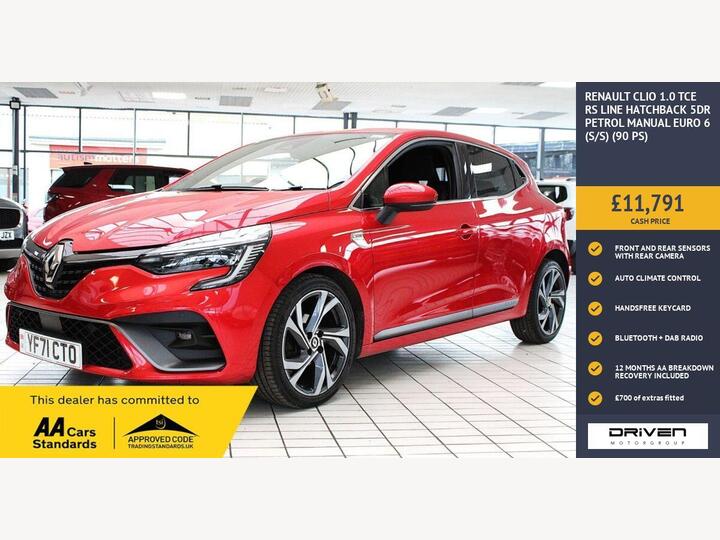 Renault CLIO 1.0 TCe RS Line Euro 6 (s/s) 5dr