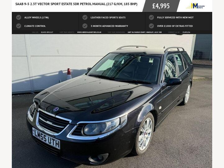 Saab 9-5 2.3T Vector Sport 5dr