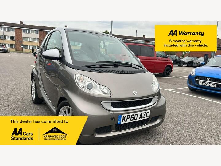 Smart Fortwo 1.0 MHD Passion SoftTouch Euro 5 (s/s) 2dr