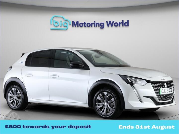 Peugeot E-208 50kWh Allure Premium + Auto 5dr (7kW Charger)
