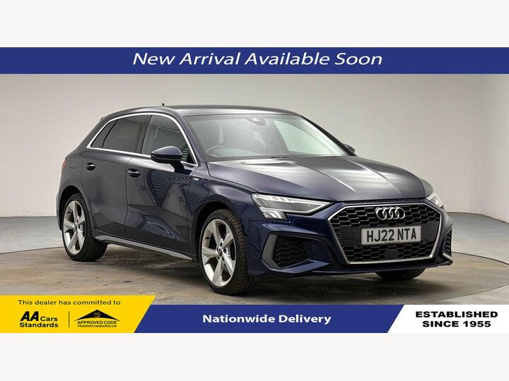 Audi A3 1.4 TFSIe 40 S Line Sportback S Tronic Euro 6 (s/s) 5dr 13kWh
