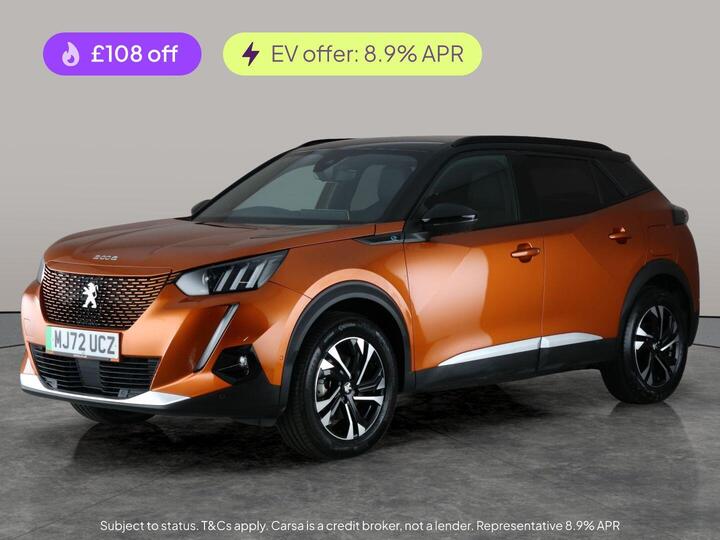 Peugeot E-2008 50kWh GT Auto 5dr (7kW Charger)