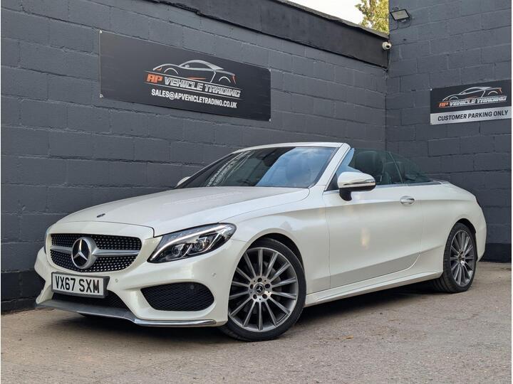 Mercedes-Benz C Class 2.0 C200 AMG Line (Premium Plus) Cabriolet G-Tronic+ Euro 6 (s/s) 2dr