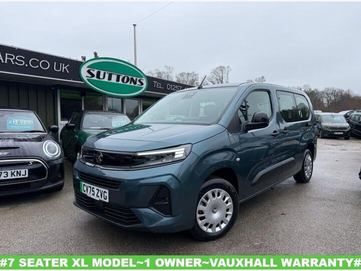 Vauxhall Combo Life Electric 52kWh Design XL MPV Auto 5dr (7.4kW Charger) Vauxhall Combo Life Electric 52kWh Design XL MPV Auto 5dr (7.4kW Charger)