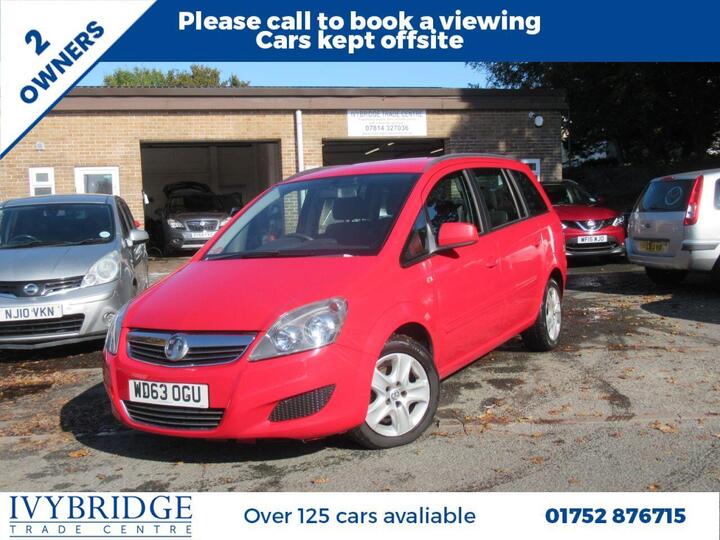 Vauxhall ZAFIRA 1.6 16V Exclusiv Euro 5 5dr