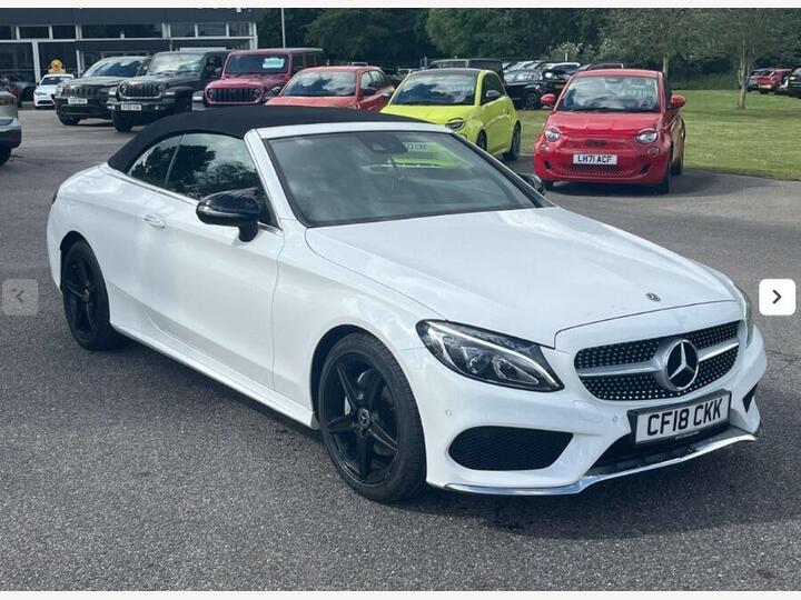 Mercedes-Benz C Class Cabriolet 2.0 C200 AMG Line Cabriolet G-Tronic+ Euro 6 (s/s) 2dr