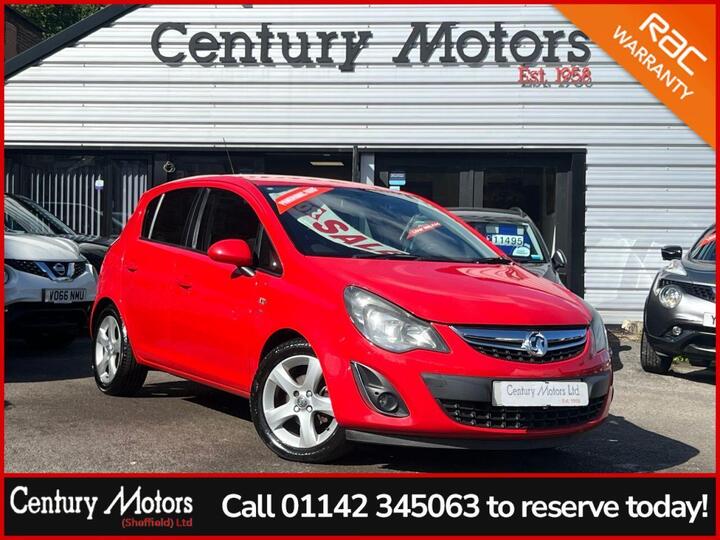 Vauxhall CORSA 1.2 16V SXi Euro 5 5dr (A/C)