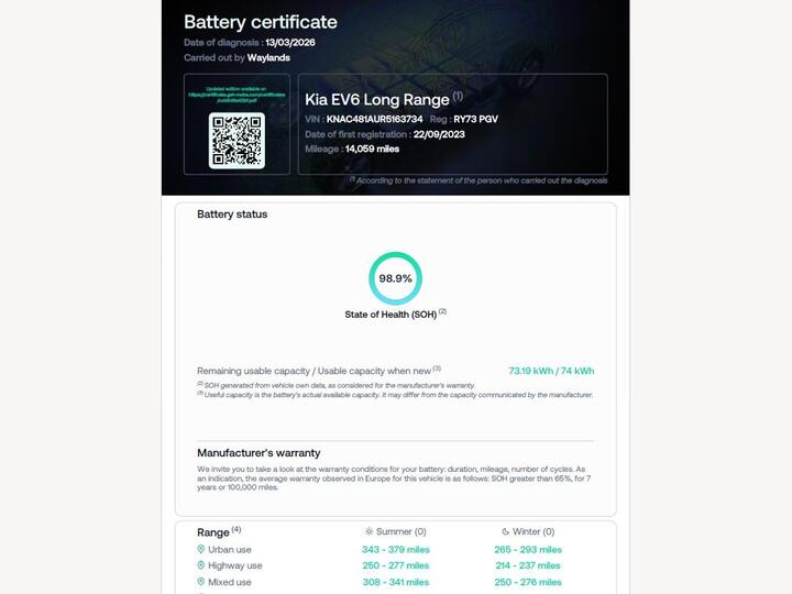 Kia EV6 77.4kWh GT-Line Auto 5dr