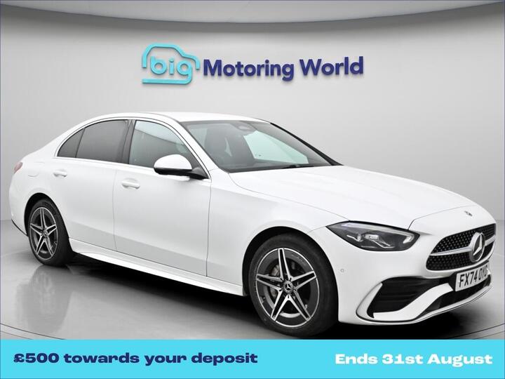 Mercedes-Benz C Class 2.0 C300e 25.4kWh AMG Line G-Tronic+ Euro 6 (s/s) 4dr