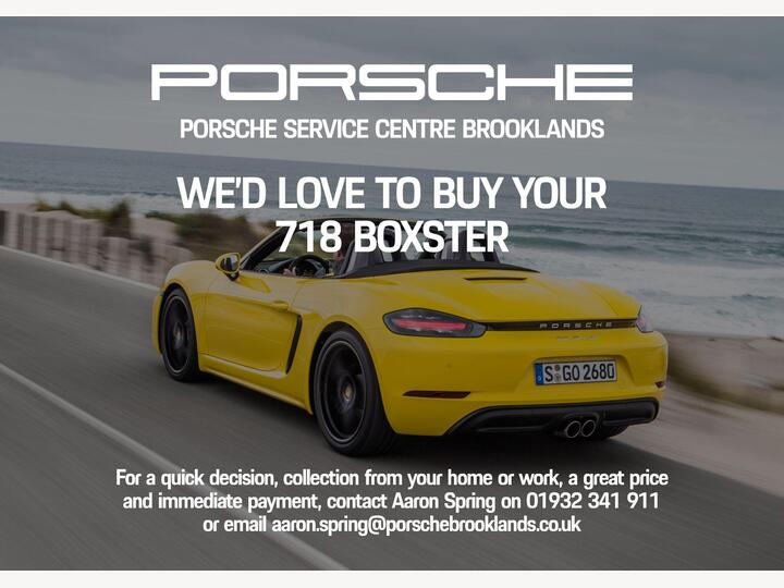 Porsche 718 Boxster 2.0T PDK Euro 6 (s/s) 2dr