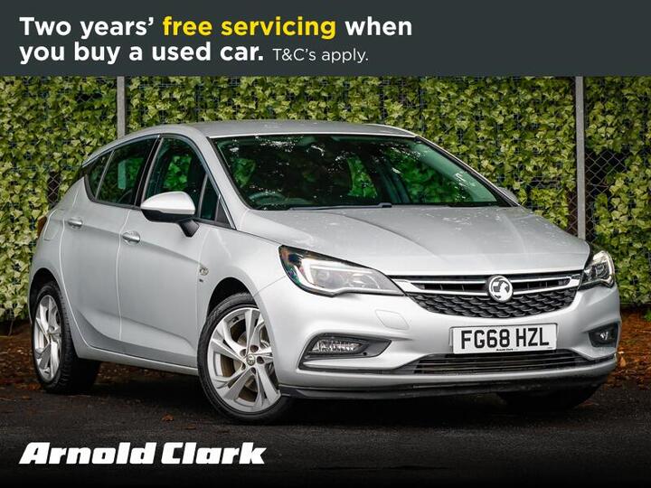 Vauxhall Astra 1.6i Turbo SRi Nav Euro 6 (s/s) 5dr