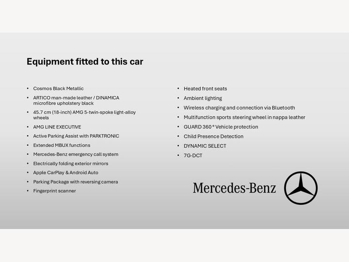Mercedes-Benz CLA Class 1.3 CLA200h MHEV AMG Line (Executive) Shooting Brake 7G-DCT Euro 6 (s/s) 5dr