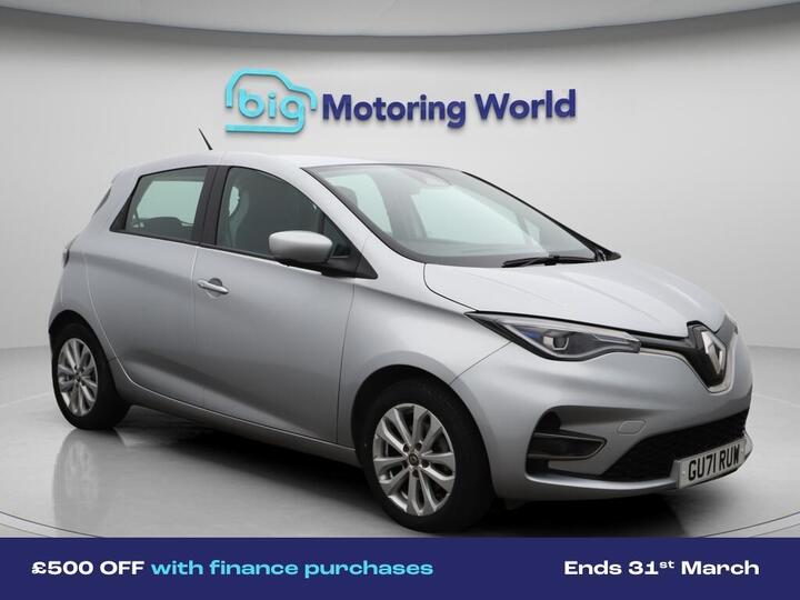 Renault Zoe R135 EV50 52kWh Iconic Auto 5dr (Rapid Charge)
