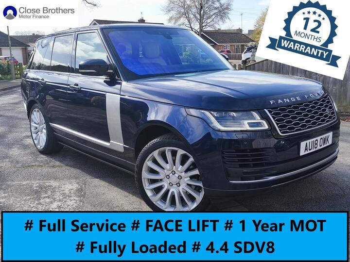 Land Rover Range Rover 4.4 SD V8 Vogue SE Auto 4WD Euro 6 (s/s) 5dr